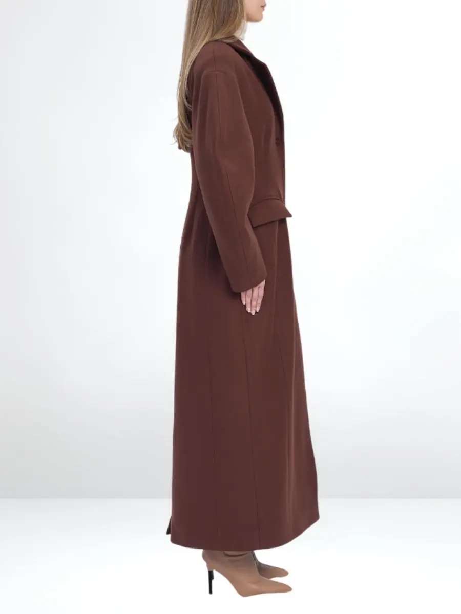 Пальто шерстяное