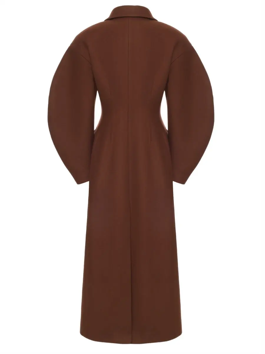 Пальто шерстяное