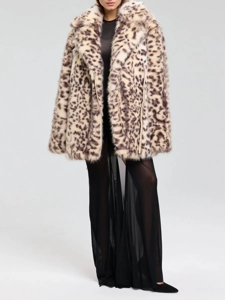 Шуба из экомеха