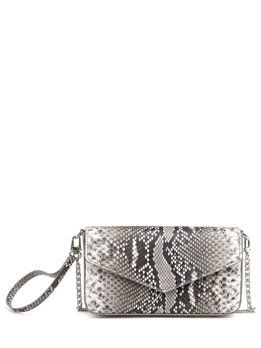 Клатч из кожи питона