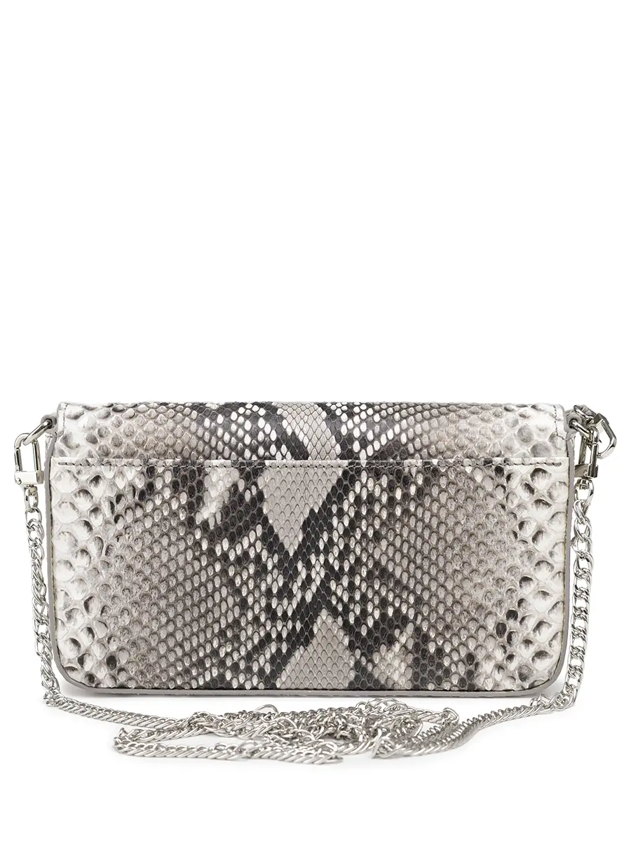 Клатч из кожи питона