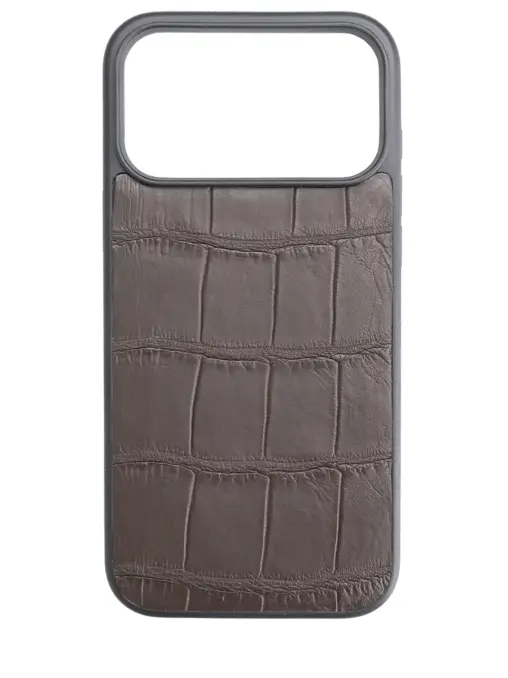 Чехол из кожи крокодила BARDINI