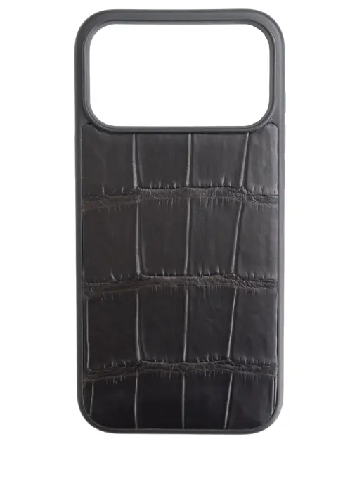 Чехол из кожи крокодила BARDINI