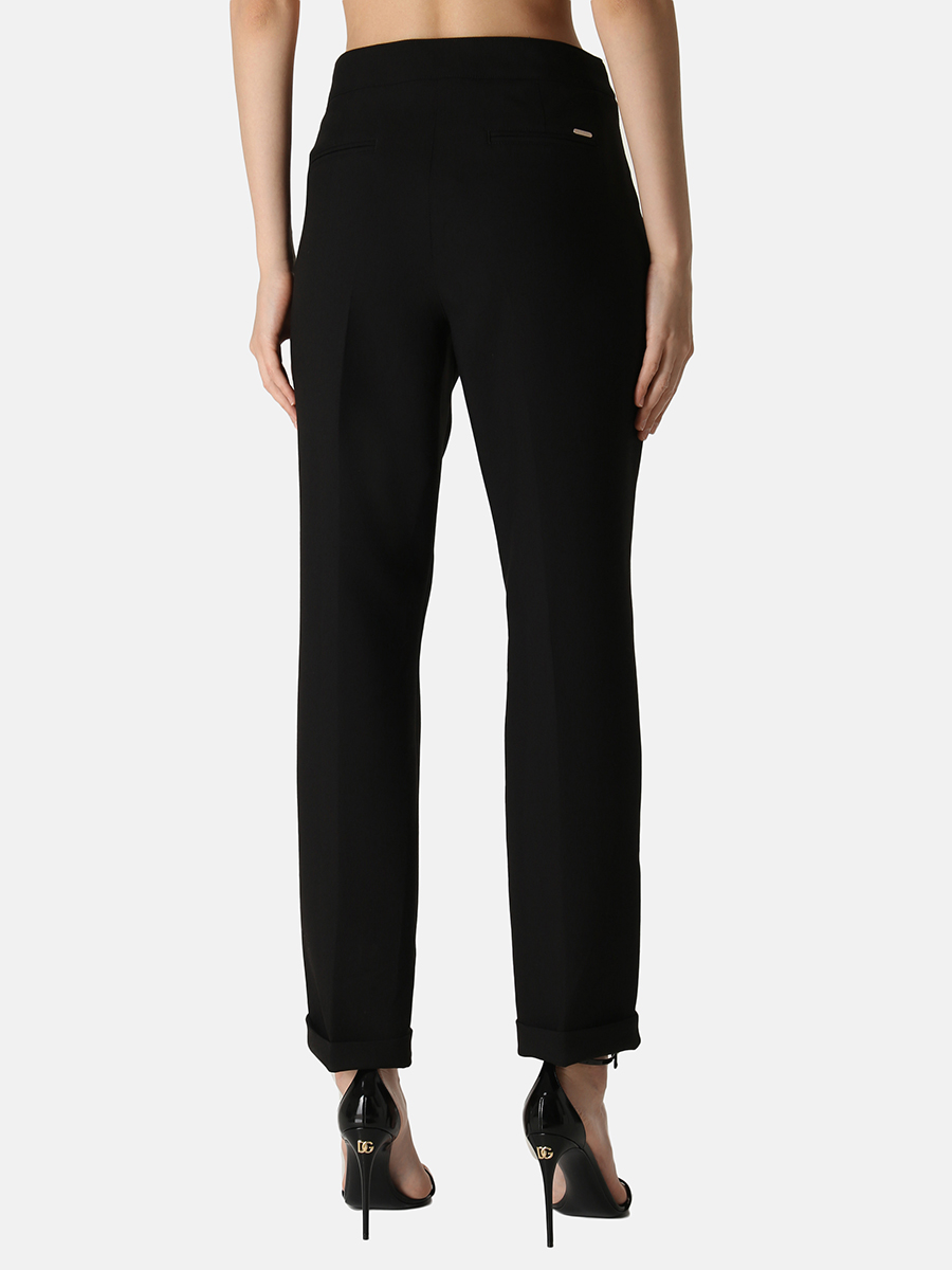 Брюки однотонные