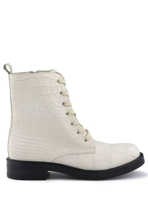 Ботинки из кожи крокодила BARDINI