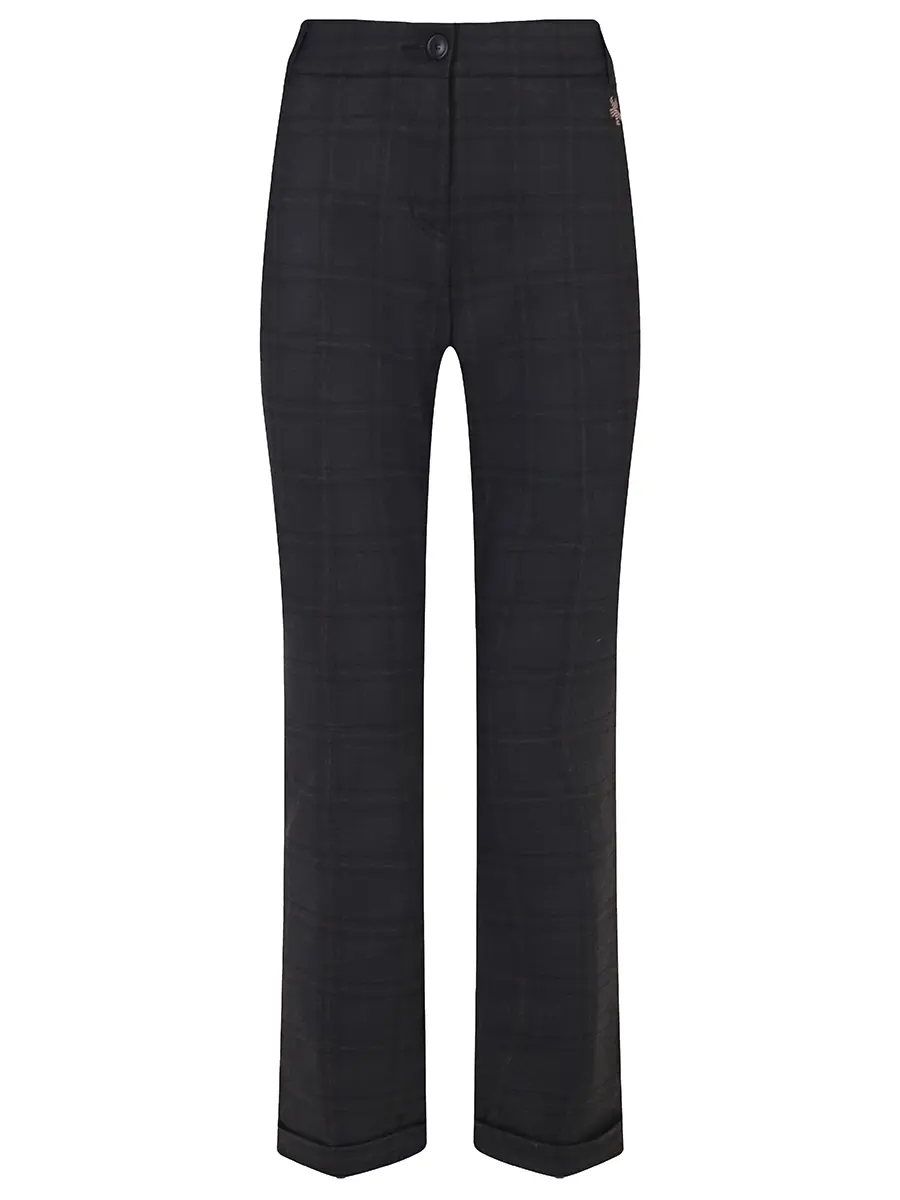 Брюки в клетку