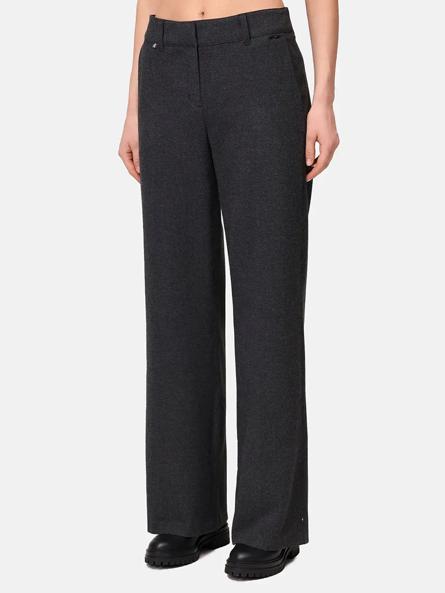 Брюки однотонные