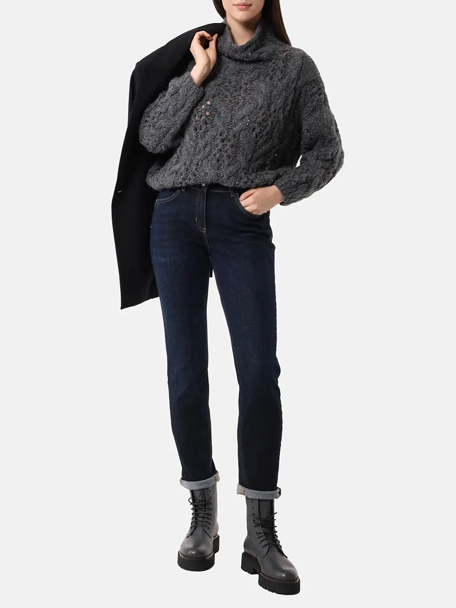 Джинсы хлопковые