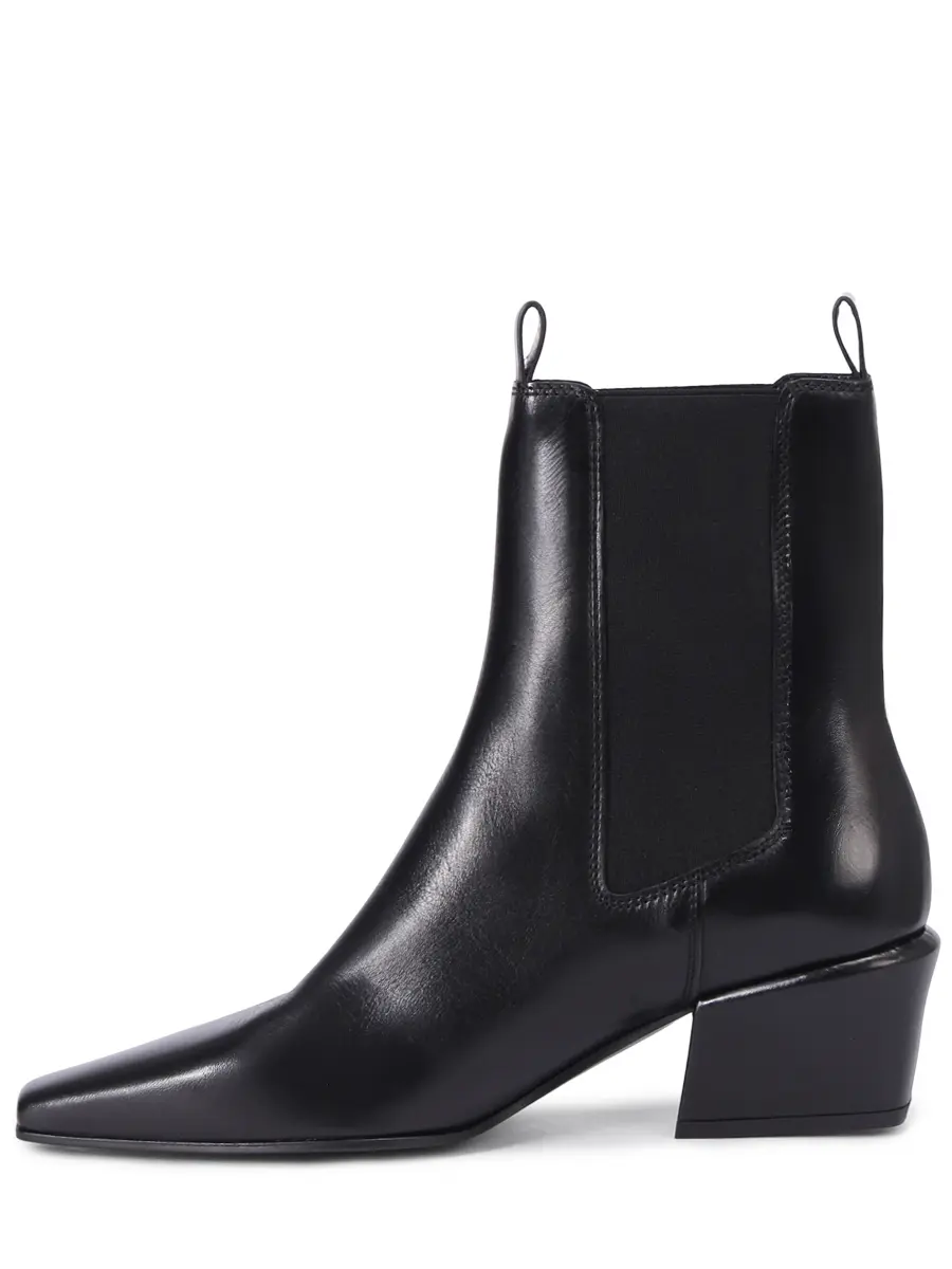 Ботильоны кожаные