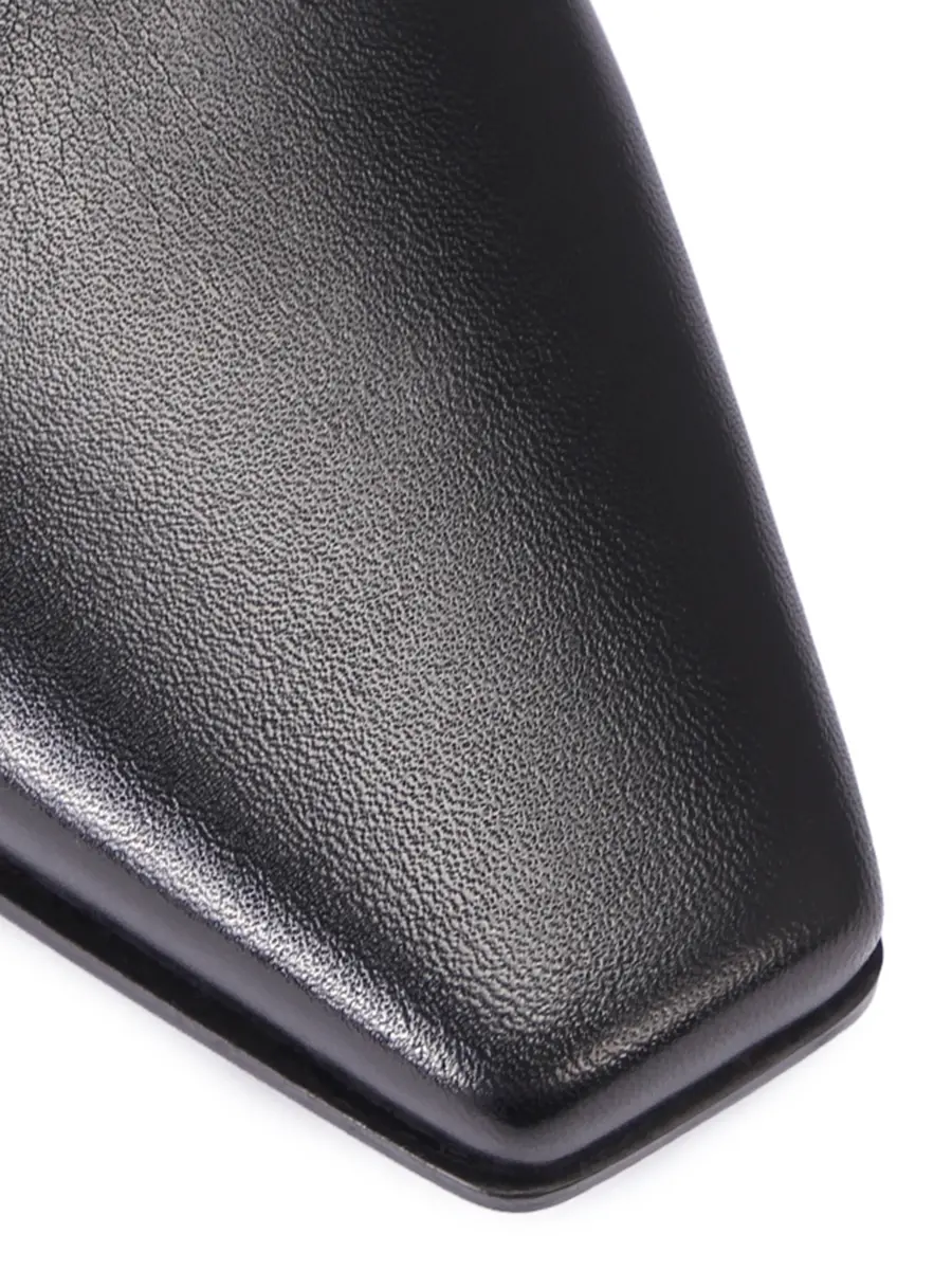 Ботильоны кожаные