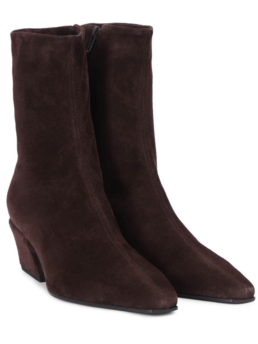 Ботильоны замшевые