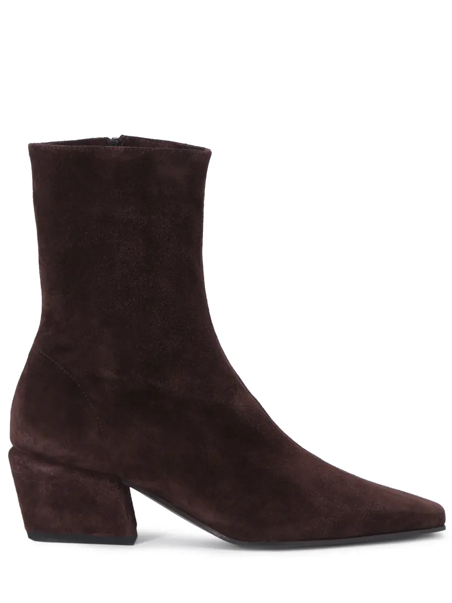 Ботильоны замшевые