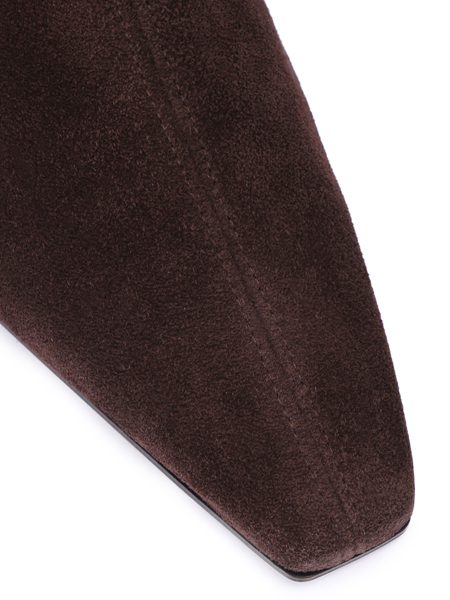 Ботильоны замшевые