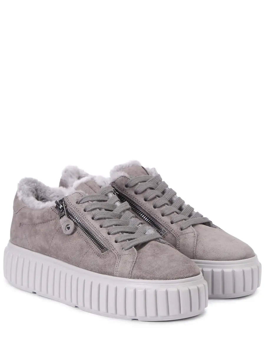 Кеды замшевые на меху