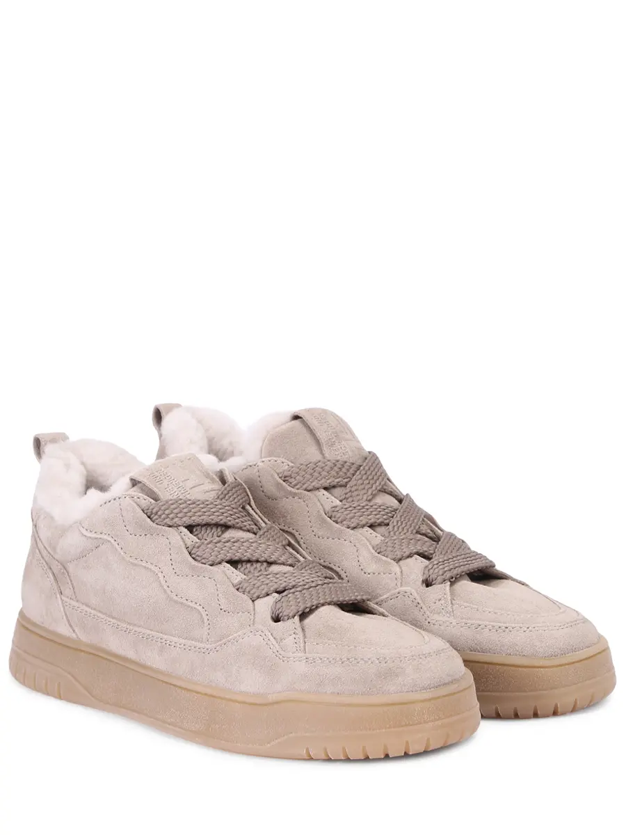 Кеды замшевые на меху