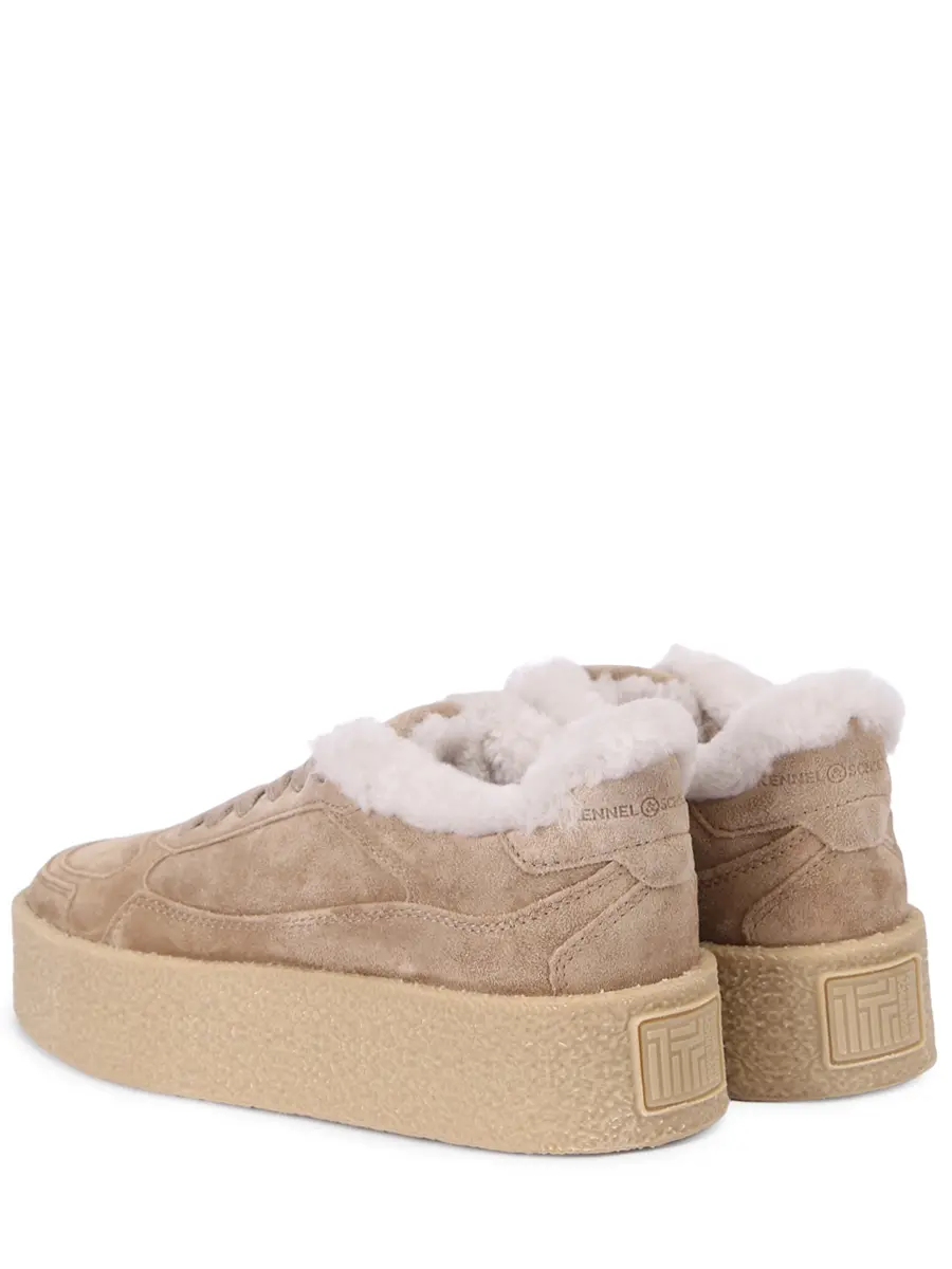 Кеды замшевые на меху