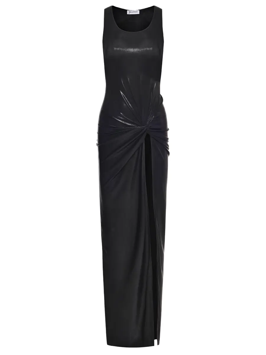 Платье однотонное