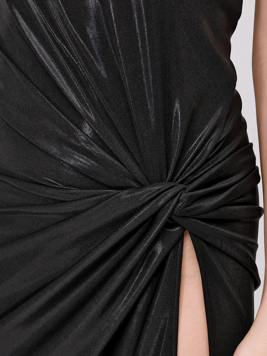 Платье однотонное