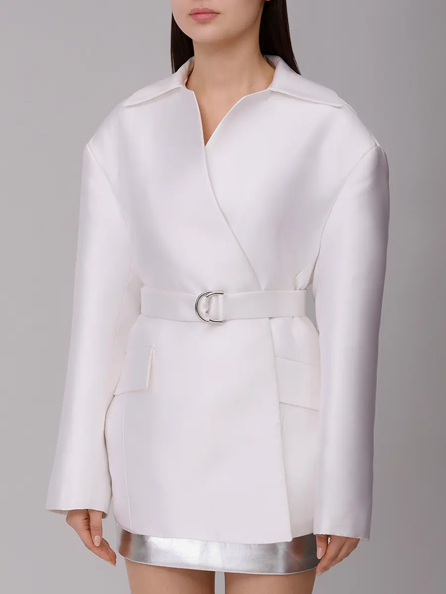 Жакет однотонный