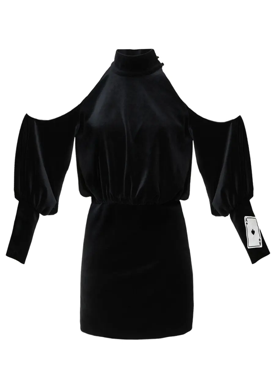 Платье бархатное Пиковая дама