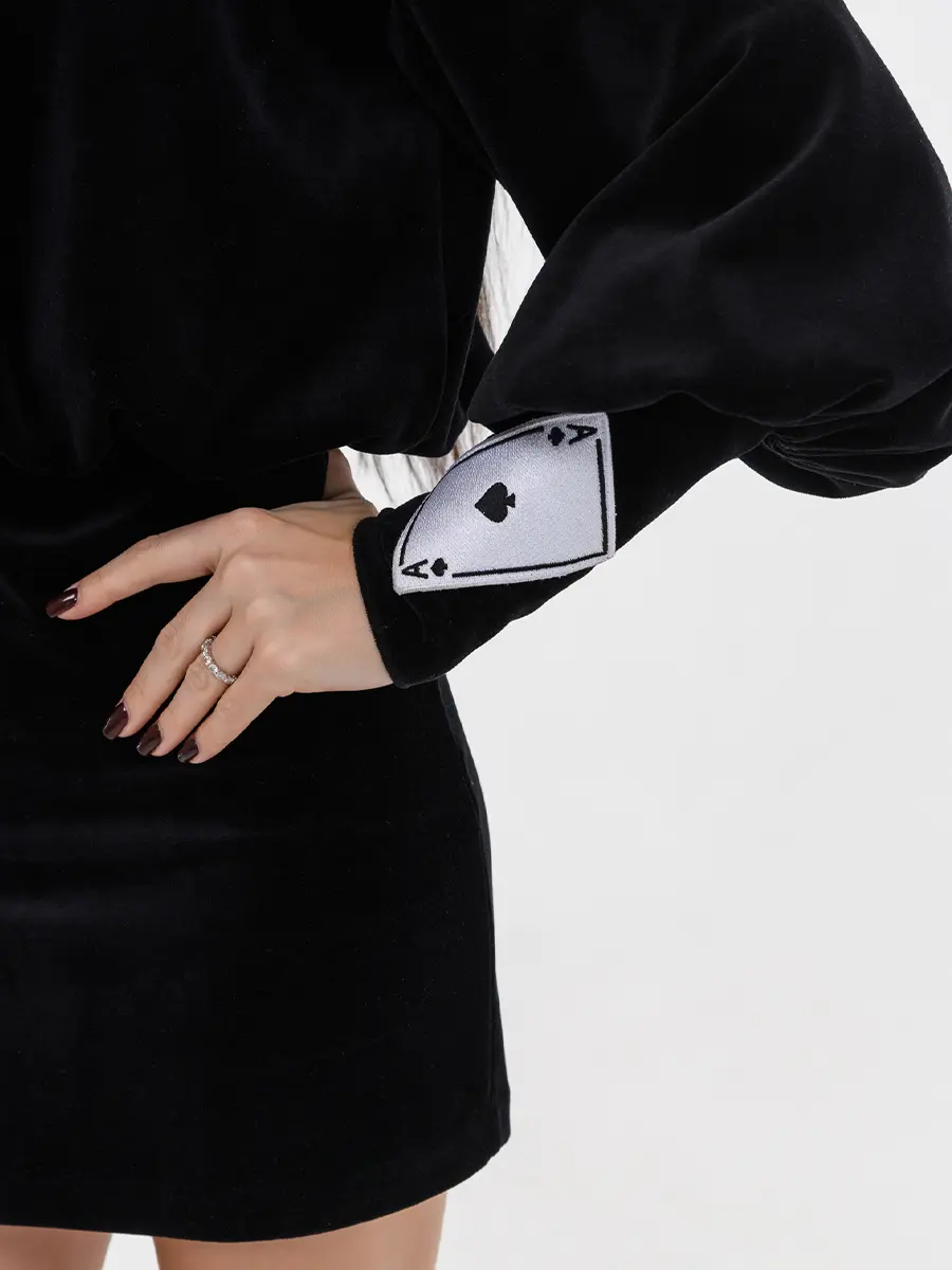 Платье бархатное Пиковая дама