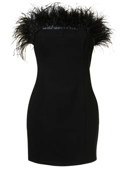 Платье-бюстье с перьями ELJACKET
