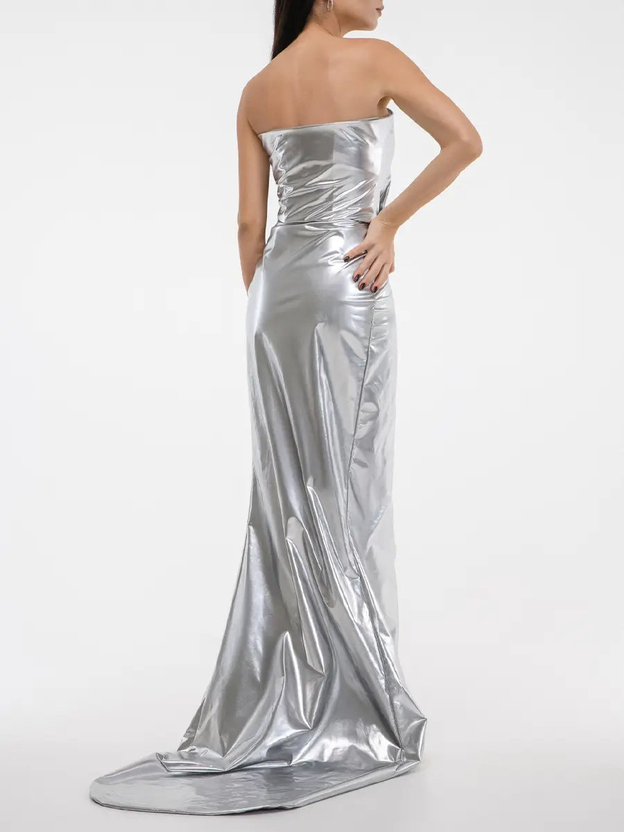 Платье однотонное Silver