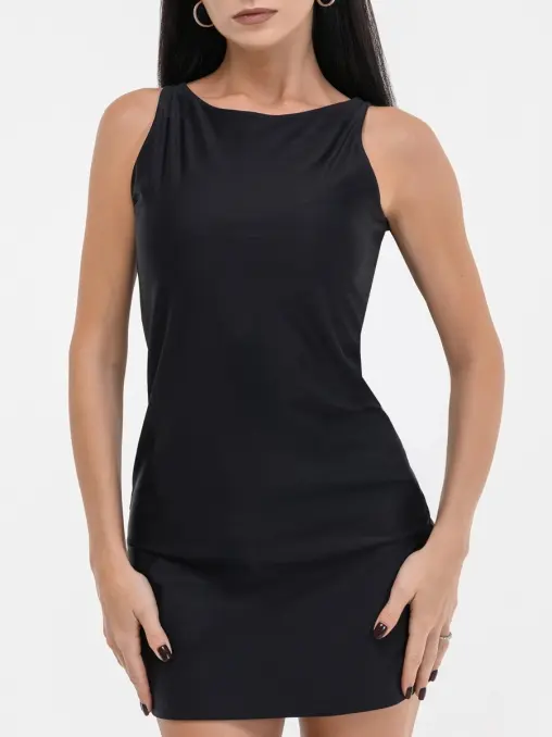 Платье однотонное ELJACKET