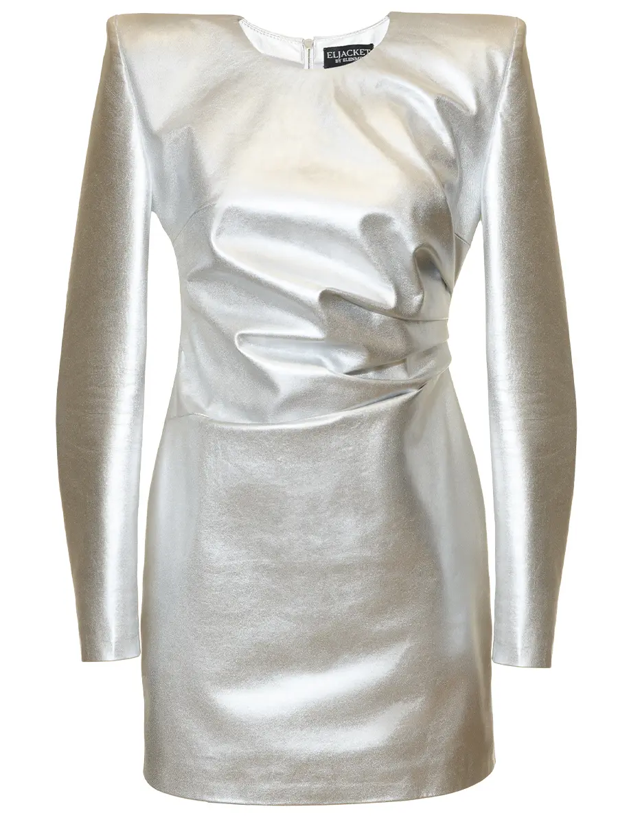 Платье кожаное