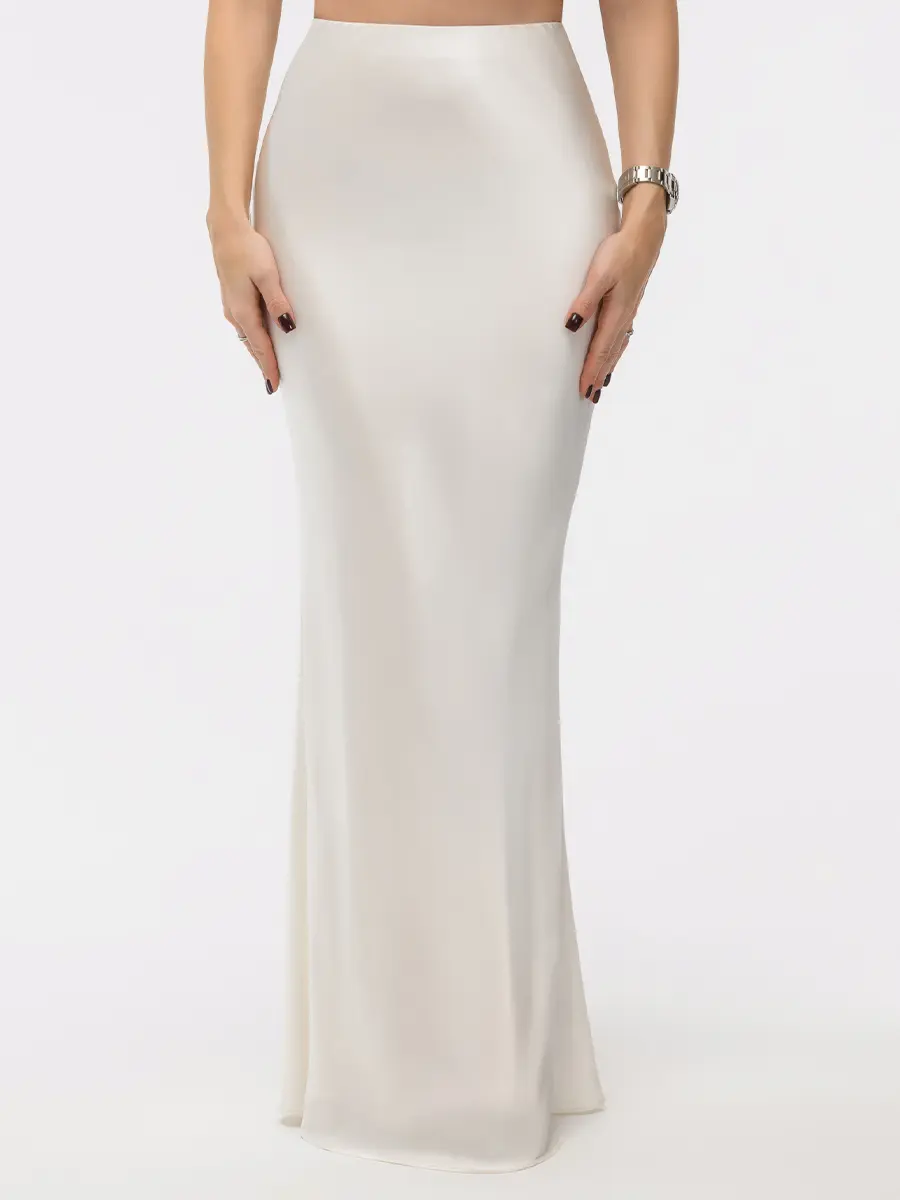 Юбка шелковая