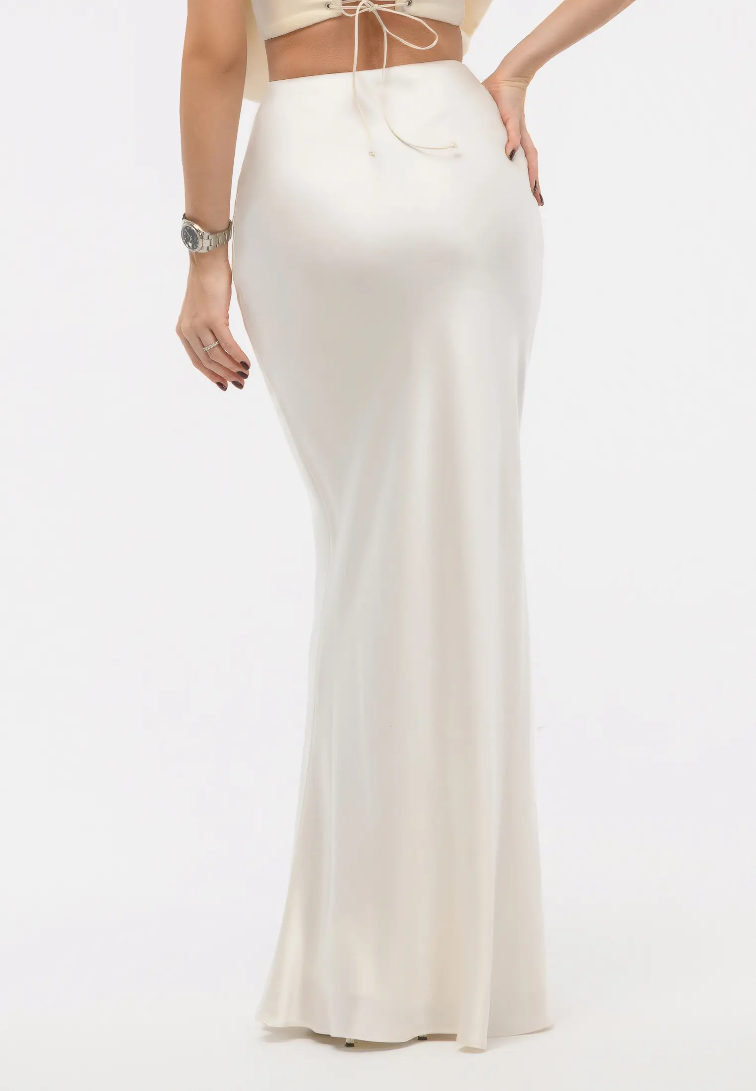 Юбка шелковая