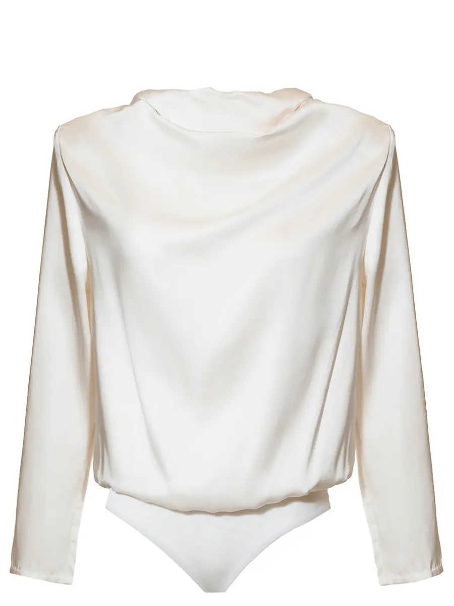 Боди шелковое