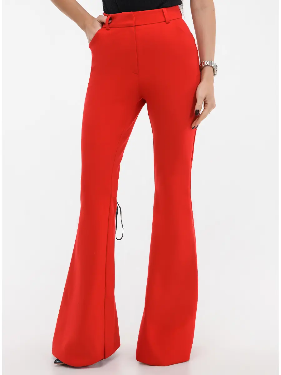 Брюки-клеш из вискозы Rock Style