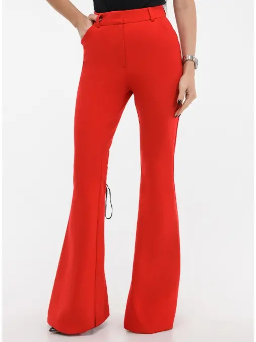 Брюки-клеш из вискозы Rock Style ELJACKET