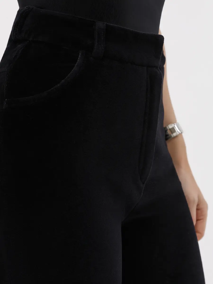 Брюки бархатные