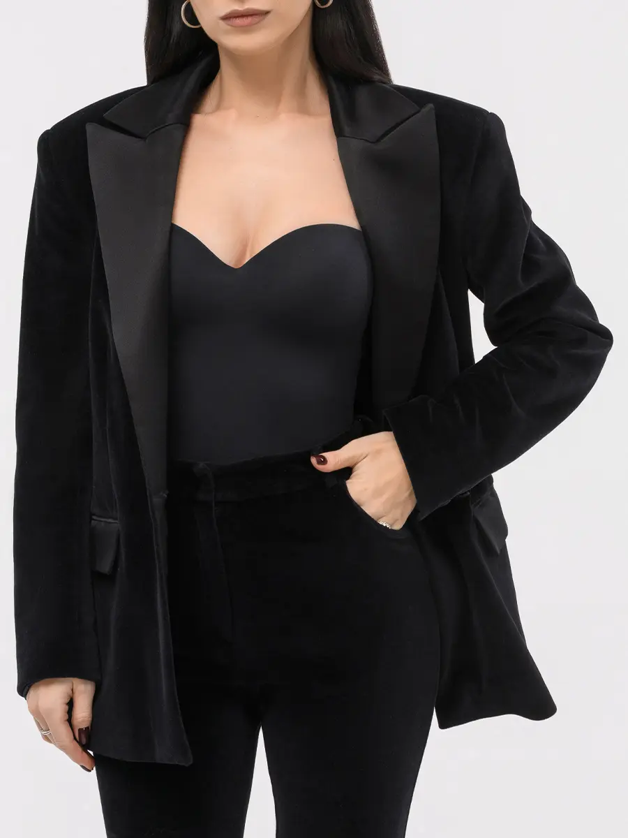 Пиджак бархатный