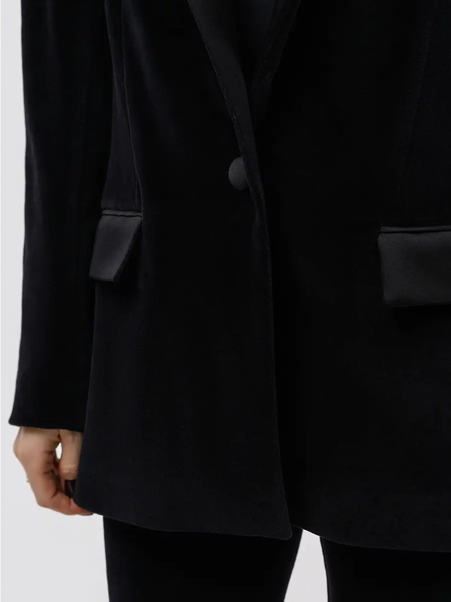 Пиджак бархатный