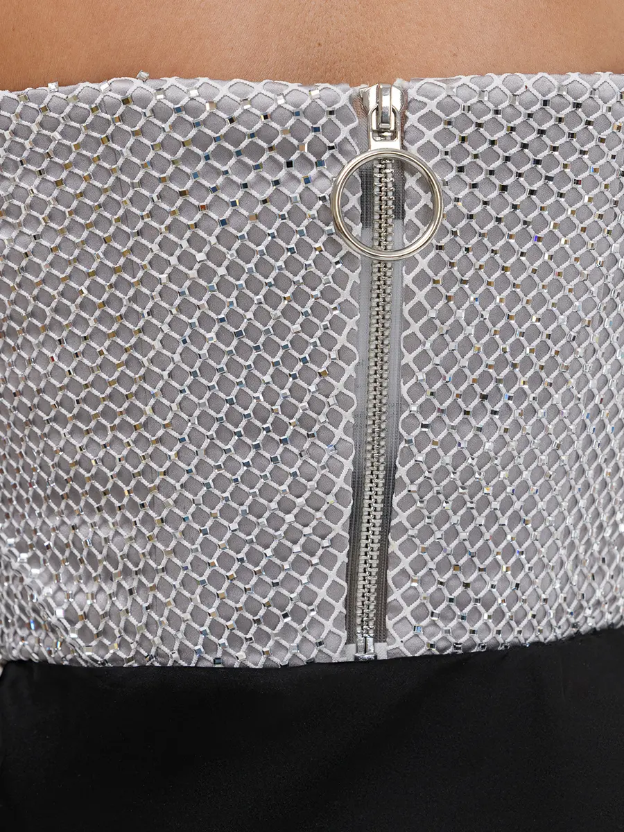 Корсет с кристаллами