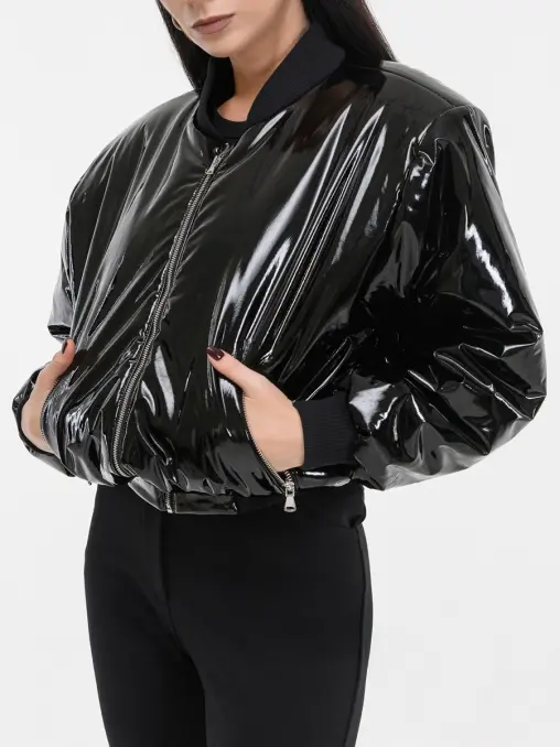 Бомбер лакированный ELJACKET