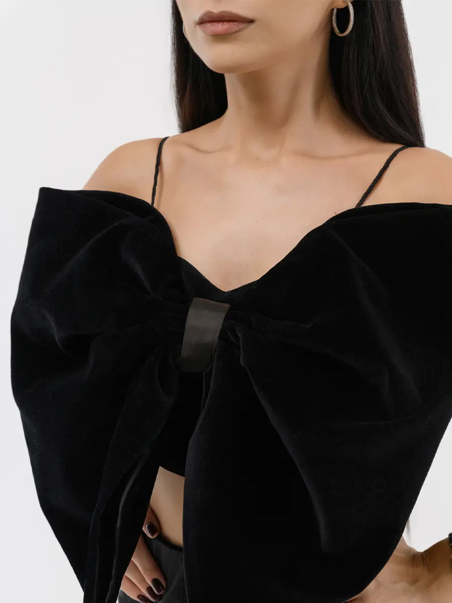 Топ-бант бархатный