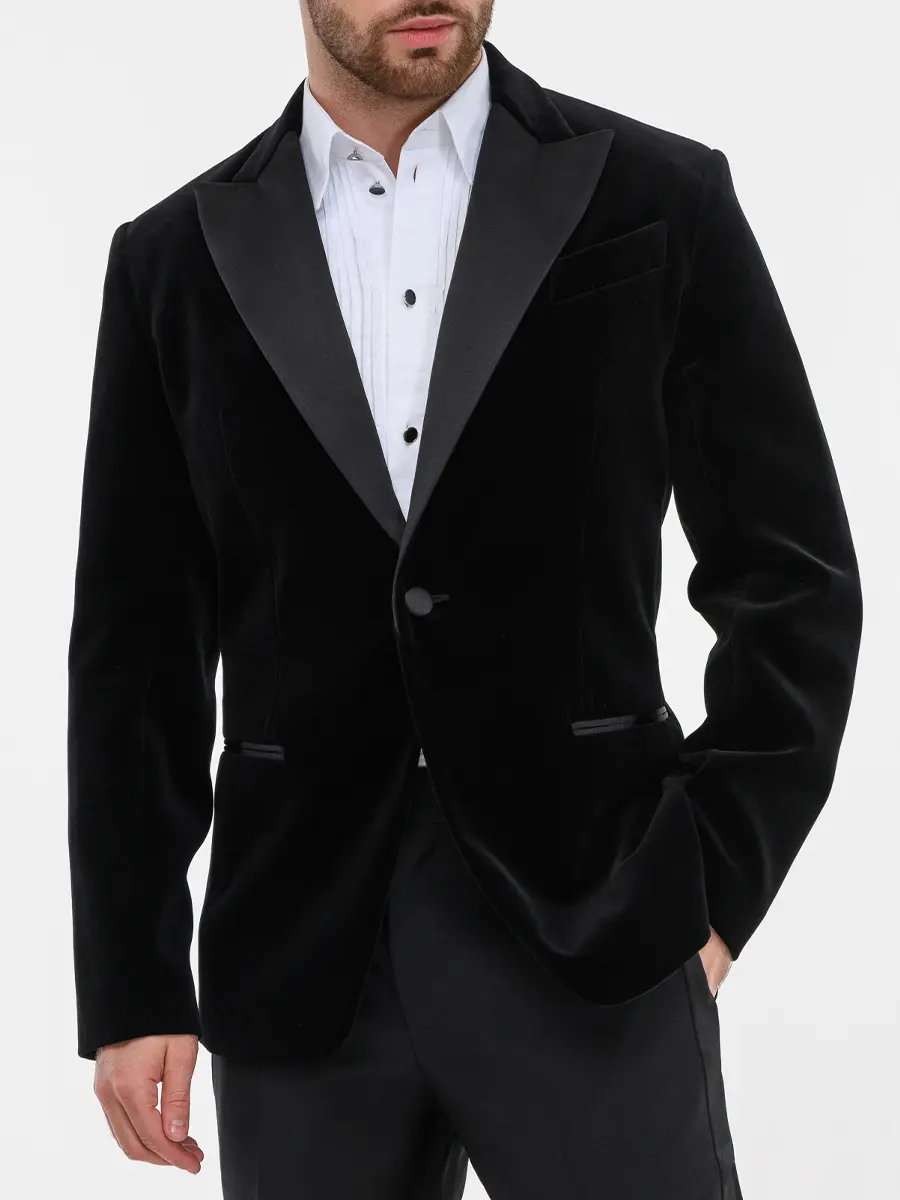 Пиджак бархатный