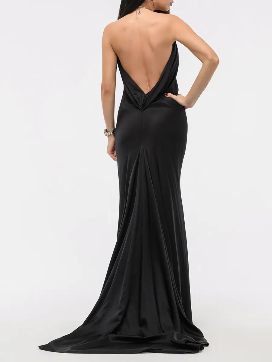 Платье шелковое