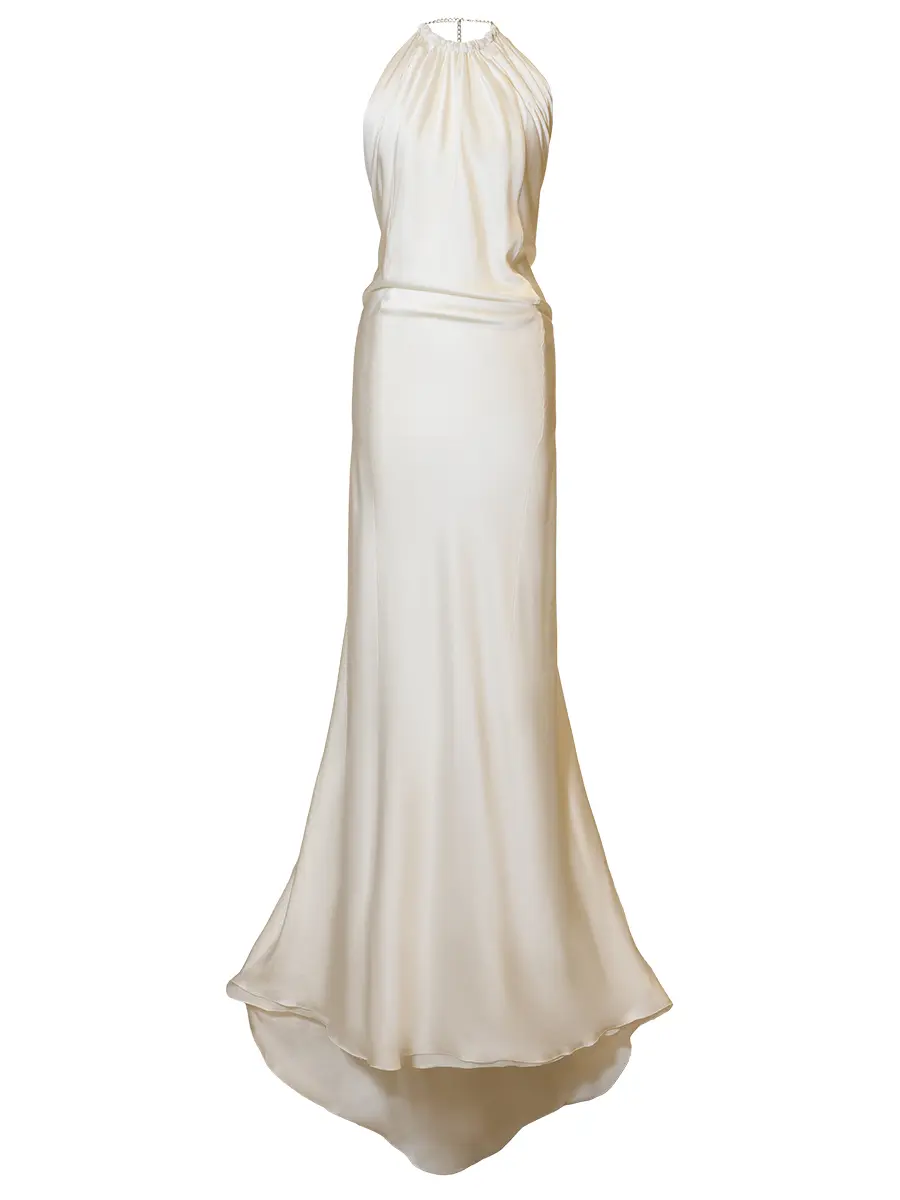 Платье шелковое