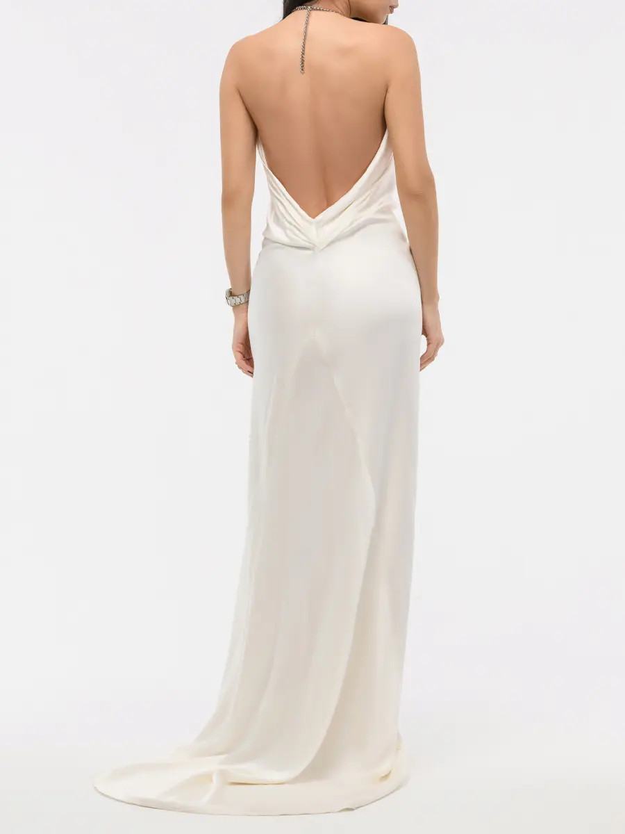 Платье шелковое