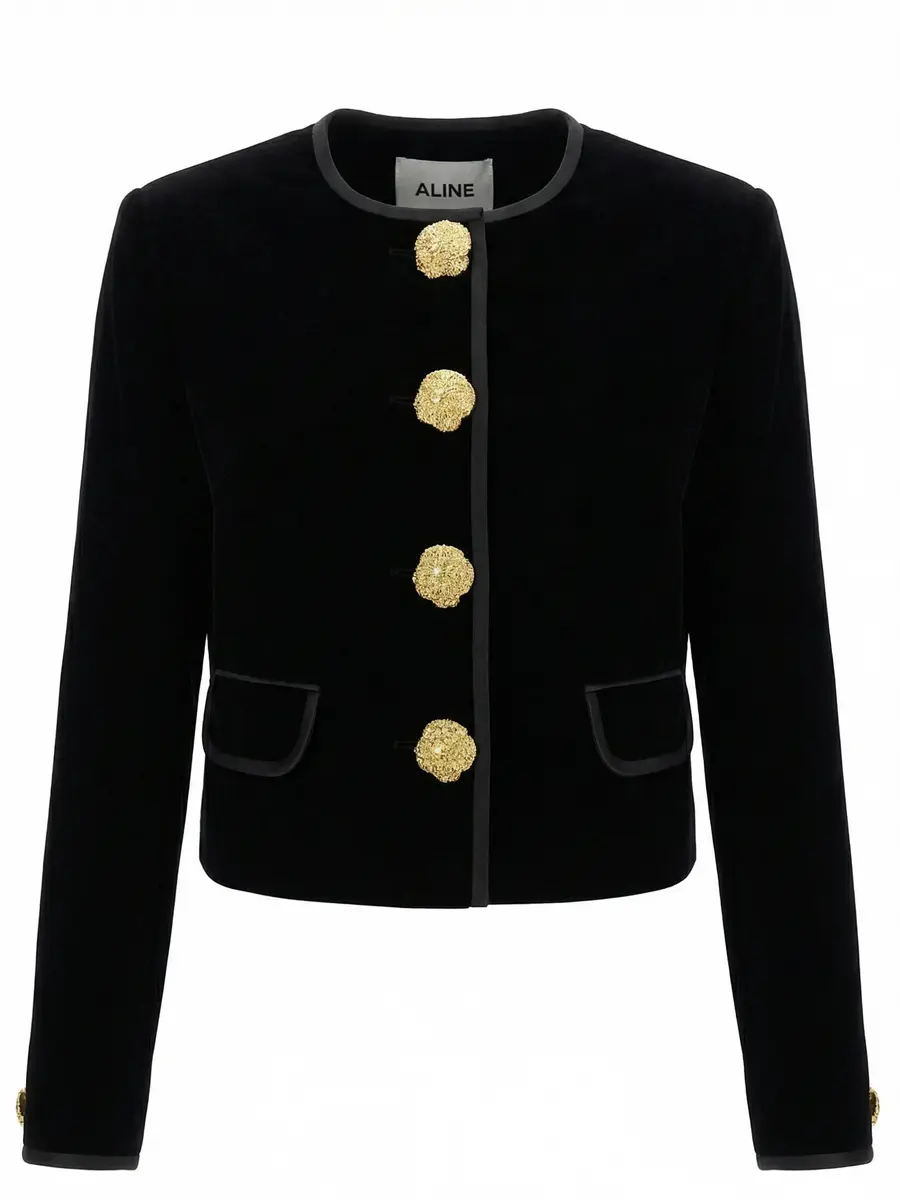 Жакет бархатный