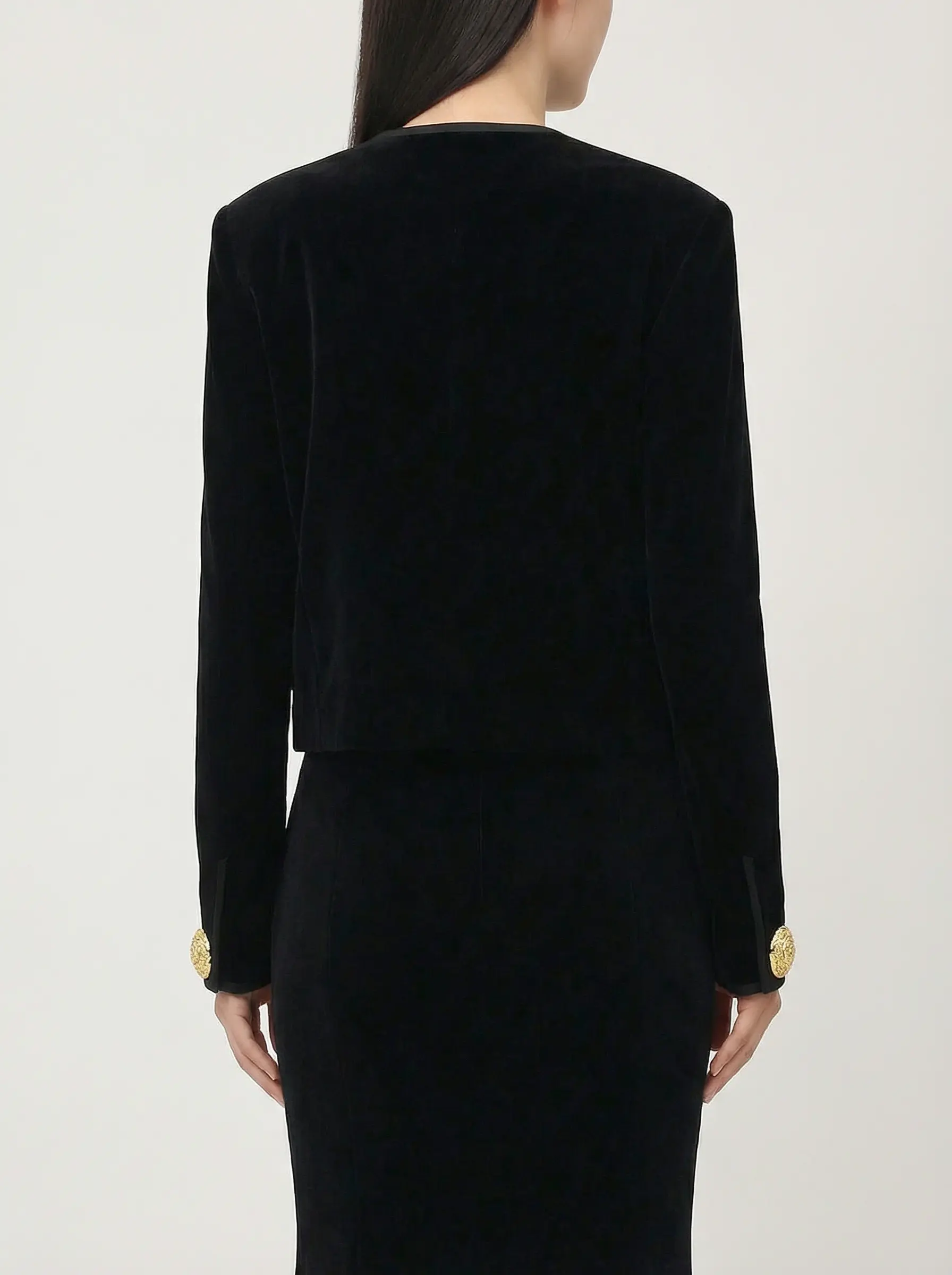 Жакет бархатный