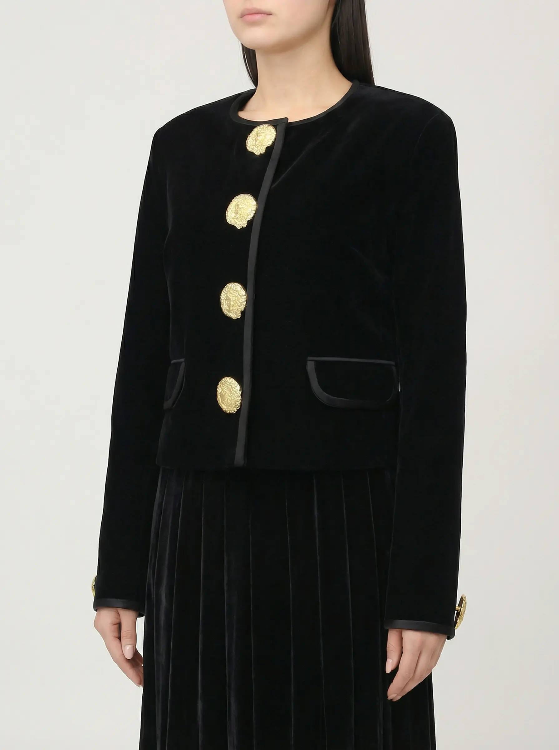 Жакет бархатный