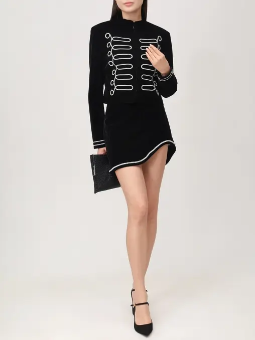 Юбка бархатная ALINE