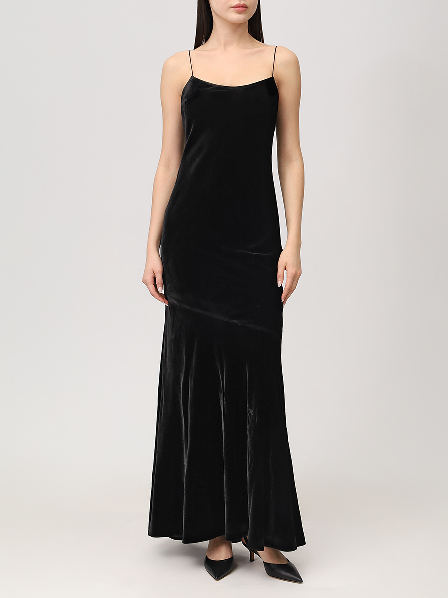 Платье бархатное