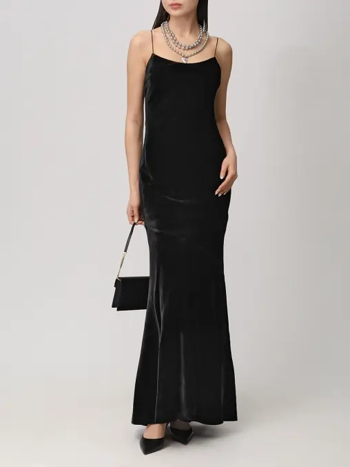 Платье бархатное ALINE